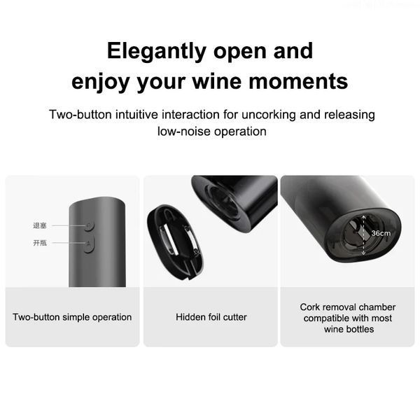 Штопор Xiaomi Mijia Electric Red Wine Bottle Opener 676266988 фото