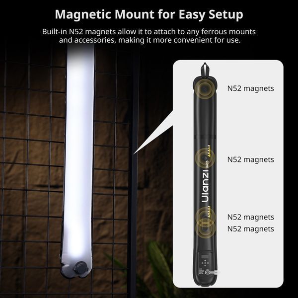 Відеосвітло Ulanzi UA20 20W Portable Air Tube Light (L110 UA20) 727805077 фото