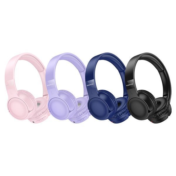 Бездротові накладні навушники BOROFONE BO32 Show BT headphones Black 780678293 фото