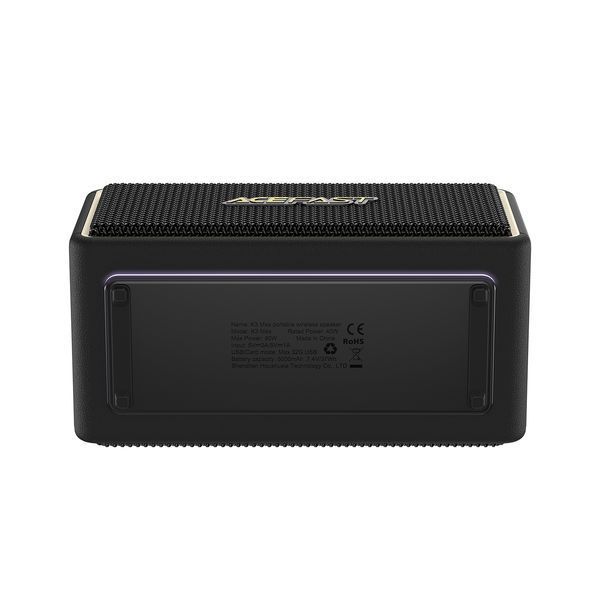 Портативна колонка ACEFAST K3 Max portable wireless speaker,40W, IPX6, Black 289228127 фото