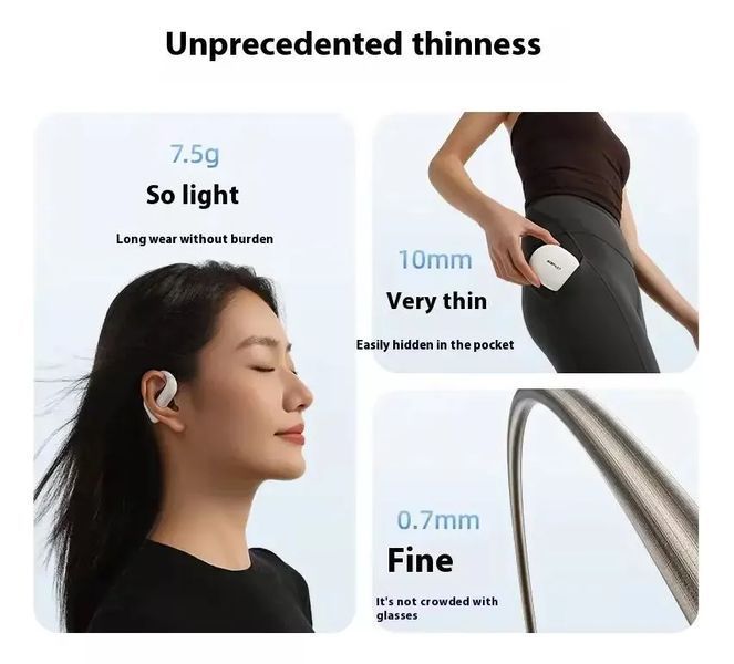 Беспроводные наушники TWS ACEFAST FA002 ACEFIT Air wireless earbuds, ENC, IP54, White 166764040 фото