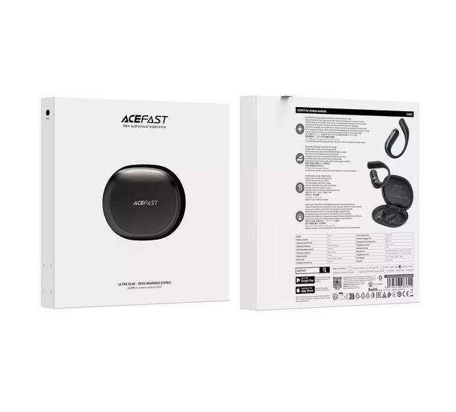 Беспроводные наушники TWS ACEFAST FA002 ACEFIT Air wireless earbuds, ENC, IP54, White 166764040 фото