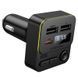 АЗП з FM-модулятором BOROFONE BC60 Hero 35W(1A1C) car BT FM transmitter Black 934493899 фото 6