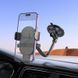 Автотримач для телефона HOCO H20 Mighty one-button car holder(windshield) Black 395226782 фото 6