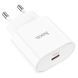 Мережевий зарядний пристрій HOCO C94A Metro single port PD20W charger White 509778072 фото 5