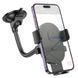 Автотримач для телефона HOCO H20 Mighty one-button car holder(windshield) Black 395226782 фото 3