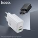 Сетевое зарядное устройство HOCO N63 Gentle PD30W+QC3.0 charger (EU) Black 494154393 фото 4