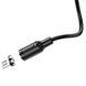 Кабель BOROFONE BX41 USB to Micro 2.4A, 1m, PVC, PVC connectors, magnetic, Black 686312533 фото 4