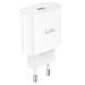 Мережевий зарядний пристрій HOCO C94A Metro single port PD20W charger White 509778072 фото 1