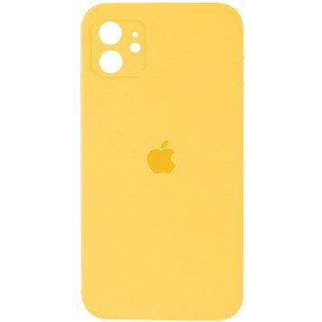Чохол для смартфона Silicone Full Case AA Camera Protect for Apple iPhone 12 56,Sunny Yellow 801891222 фото