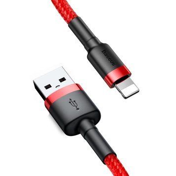 Кабель Baseus Cafule Cable USB For Lightning 1.5A 2m Red+Red 604778333 фото