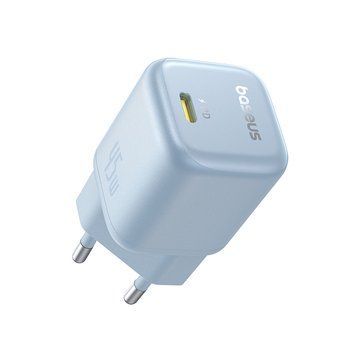 Мережевий зарядний пристрій Baseus PicoGo GaN Fast Charger 1C 45W EU Galaxy Blue 824094878 фото