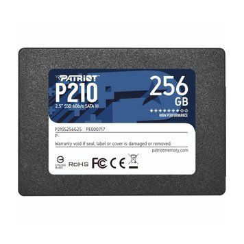 Накопичувач SSD Patriot P210 256GB 2.5" 7mm SATAIII 3D QLC 688542813 фото