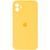 Чохол для смартфона Silicone Full Case AA Camera Protect for Apple iPhone 12 56,Sunny Yellow 801891222 фото