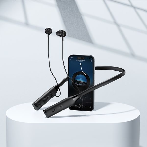 Бездротові спортивні навушники ACEFAST N7 neck hanging wireless earphones Black 790514122 фото