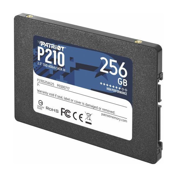 Накопичувач SSD Patriot P210 256GB 2.5" 7mm SATAIII 3D QLC 688542813 фото