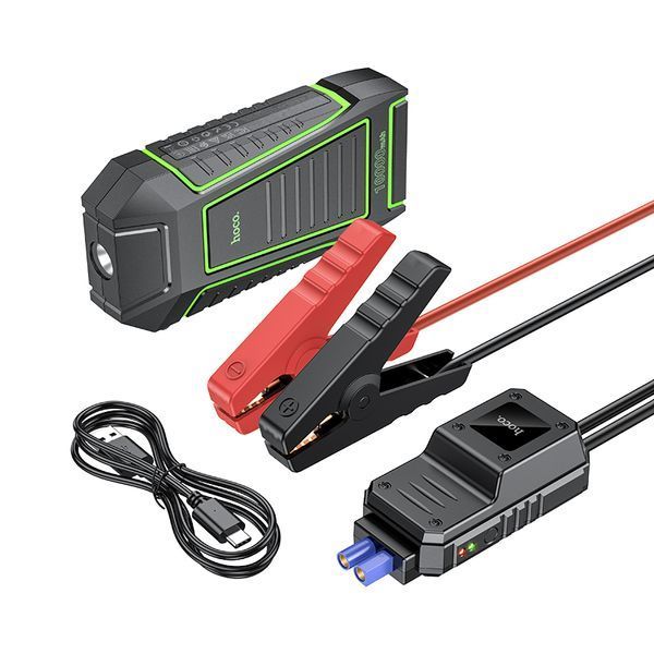 Автомобільний пуско-зарядний пристрій HOCO QS1 Spring car emergency start-up power bank(10000mAh) 106286876 фото