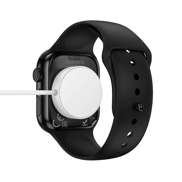 Бездротовий зарядний пристрій для смарт-годинника BOROFONE BD14 Smart sports watch charging cable White 885476739 фото