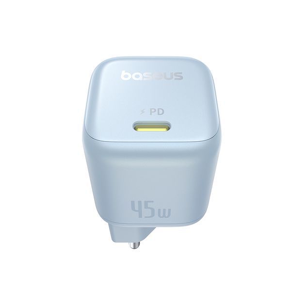 Мережевий зарядний пристрій Baseus PicoGo GaN Fast Charger 1C 45W EU Galaxy Blue 824094878 фото