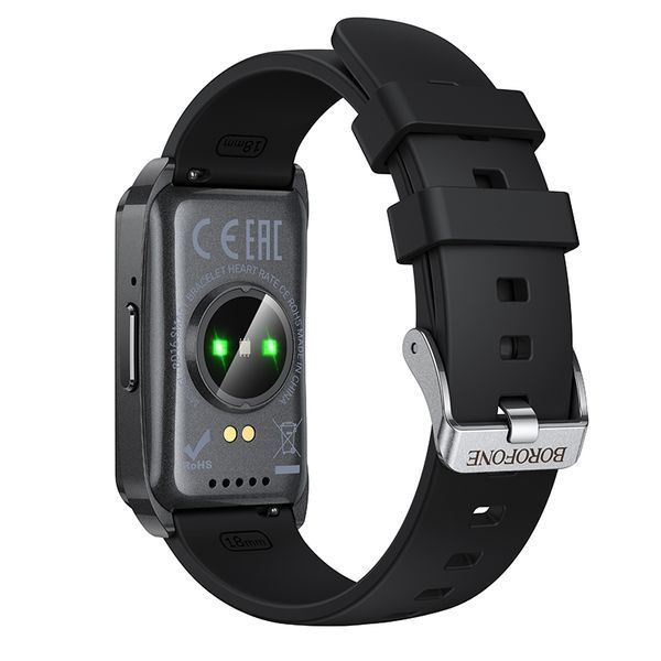 Фітнес-браслет BOROFONE BD16 37mm. 200 mAh. IP67 Smart bracelet Black 109910557 фото