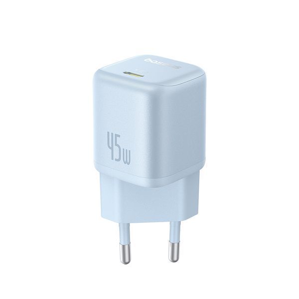 Мережевий зарядний пристрій Baseus PicoGo GaN Fast Charger 1C 45W EU Galaxy Blue 824094878 фото
