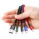 Кабель Baseus Fast 4-in-1 Cable For iP+Type-C(2)+Micro 3.5A 1.2m Black 878860135 фото 5