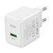 Мережевий зарядний пристрій HOCO CS12A Ocean single port QC3.0 charger White 442973015 фото 1