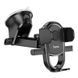 Автотримач для телефона HOCO H5 Integrity one-key car holder(center console) Black 647940106 фото 5