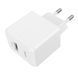 Мережевий зарядний пристрій HOCO CS12A Ocean single port QC3.0 charger White 442973015 фото 3