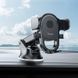 Автотримач для телефона HOCO H5 Integrity one-key car holder(center console) Black 647940106 фото 6