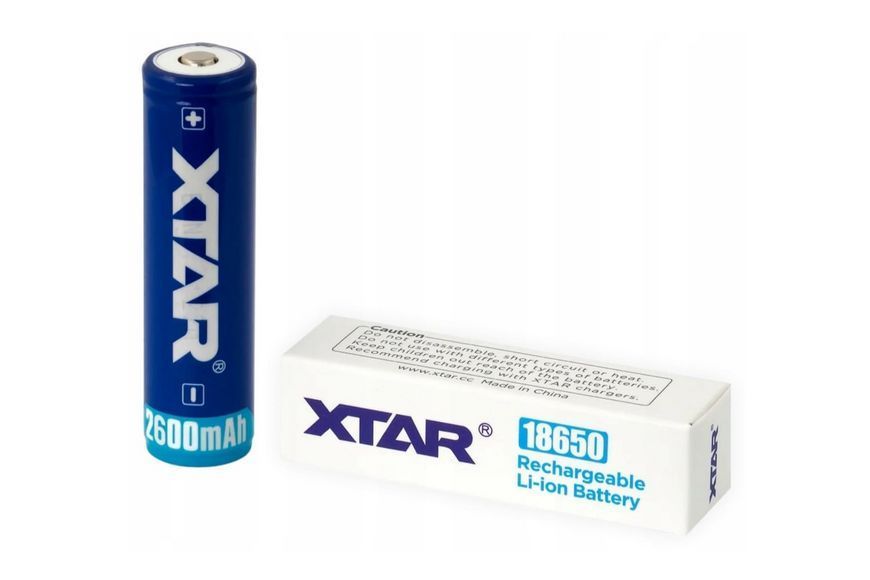 Акумулятор XTAR 18650 2600mAh з захистом (1шт) 109909926 фото