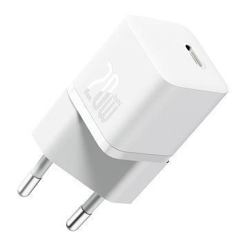 Мережевий зарядний пристрій Baseus GaN5 Fast Charger(mini) 1C 20W EU White 104762629 фото