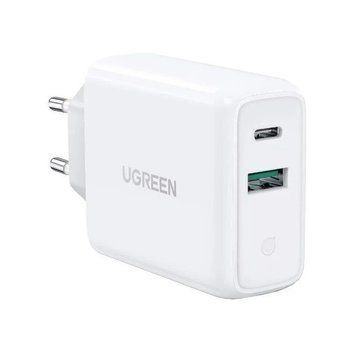 Мережевий зарядний пристрій UGREEN CD170 38W USB-C Wall Charger EU (White) (UGR-60468) 755311602 фото