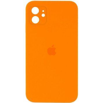 Чохол для смартфона Silicone Full Case AA Camera Protect for Apple iPhone 12 52,Orange 566152284 фото