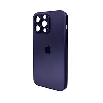 Чехол для смартфона AG Glass Matt Frame Color Logo for Apple iPhone 15 Pro Max Deep Purple 927854943 фото