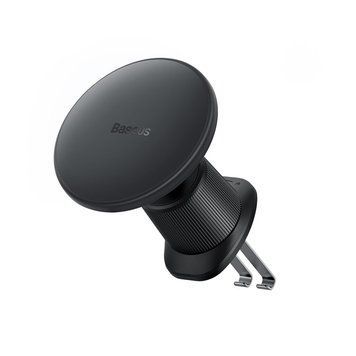 Автодержатель для телефона с БЗУ Baseus CW01 Magnetic Wireless Charging Car Mount Air Vent Version 15W Cluster Black 727135109 фото