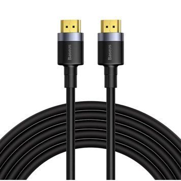 Кабель Baseus Cafule 4KHDMI Male To 4KHDMI Male Adapter Cable 5m Black 270290339 фото