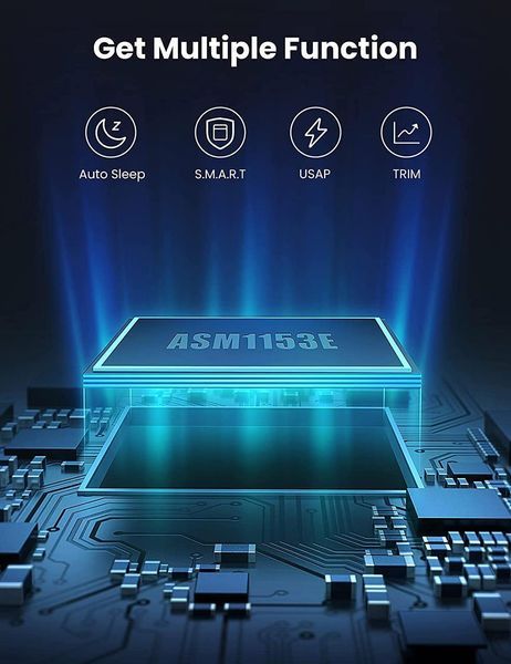 Внешний карман для накопителя UGREEN CM237 USB 3.0 2.5Inch Hard Drive Box(UGR-60353) 591787454 фото