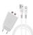 Сетевое зарядное устройство с кабелем WUW-T55 2USB/3.1A set IP 792407739 фото