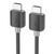 Кабель HOCO US08 HDTV 2.0 male-to-male 4K HD data cable(L=1M) Black 339810012 фото