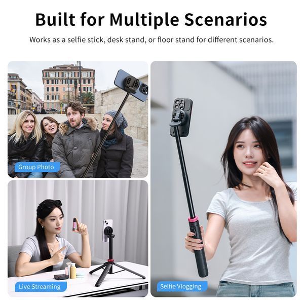 Штатив с Magsafe Ulanzi MT-84 Magnetic Tripod for Phone (T001 MT-84) 114054231 фото