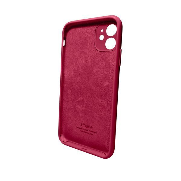 Чохол для смартфона Silicone Full Case AA Camera Protect for Apple iPhone 11 Pro кругл 35,Maroon 159941747 фото