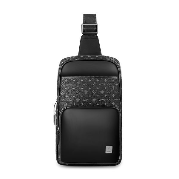 Сумка WIWU Master Fingerprint Lock Crossbody Bag Black 817126024 фото