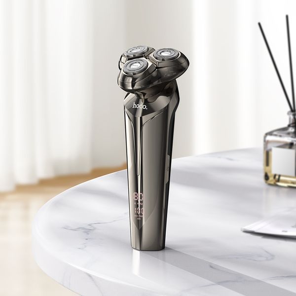 Електробритва HOCO HP39 600 mAh. Three-head shaver Metal Gray 593146889 фото