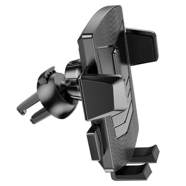 Автотримач для телефона HOCO CA86 Davy one-button air outlet car holder Black 100888885 фото
