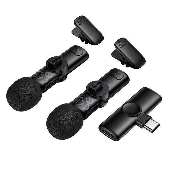 Бездротова мікрофонна система BOROFONE BFK16A Winner dual-mic (Type-C) Black 949657730 фото