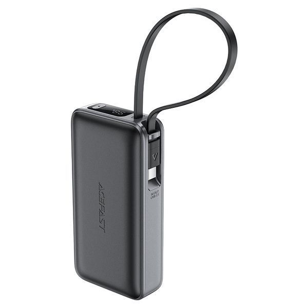 Зовнішній акумулятор ACEFAST M7 PD30W power bank with cable 10000mAh, Black 797168979 фото