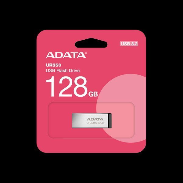 Флеш-накопичувач ADATA USB 3.2 UR 350 128Gb Silver/Black 848515112 фото
