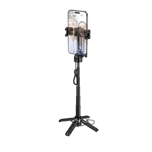 Селфи-монопод HOCO K27 Magic portable mini live broadcast stand Black 777030136 фото