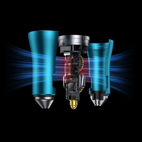 Автомобільний зарядний пристрій Baseus Golden Contactor Pro Dual Fast Charger Car Charger C+C 40W Blue 633795492 фото